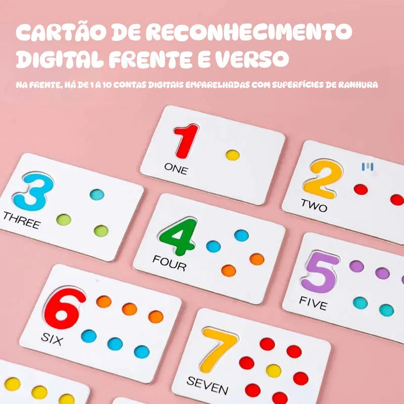 Caixa de Classificação de Cores Montessori com Contas e Clipe | Educação Matemática e Desenvolvimento Cognitivo