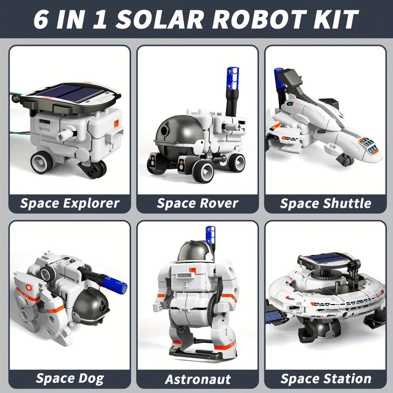 Kit de Robótica Espacial Solar para Crianças – Brinquedo Educativo STEM