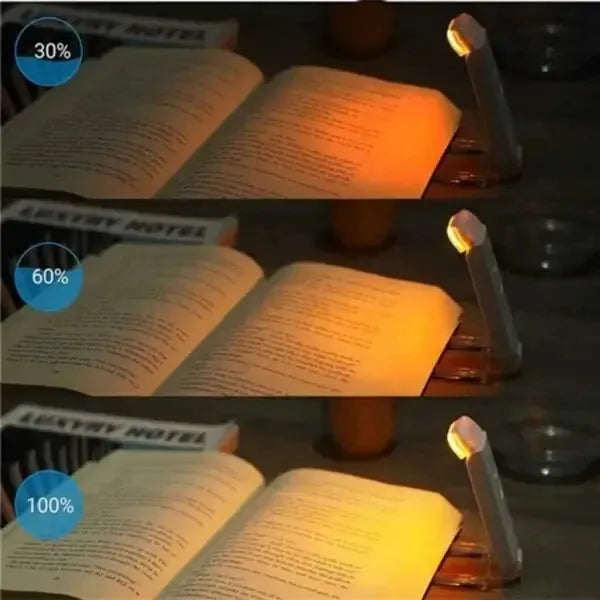 Luminária Portátil para Leitura BookLight™ | Leitura Confortável e Sem Cansaço