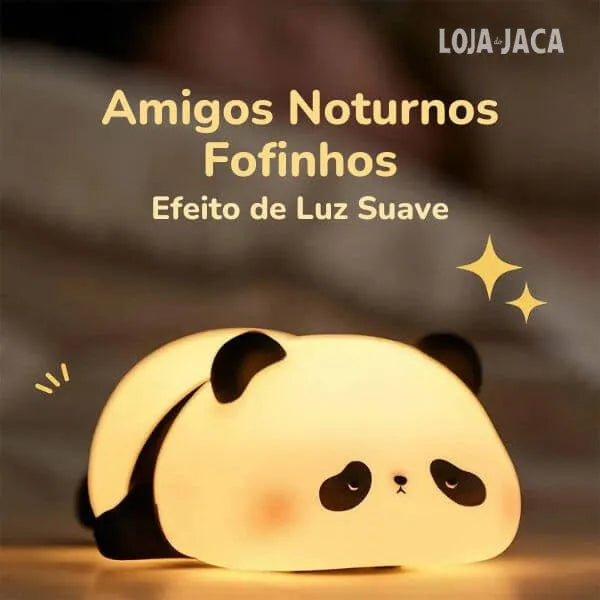 Amigos Noturnos Fofinhos - Luz de LED para Crianças