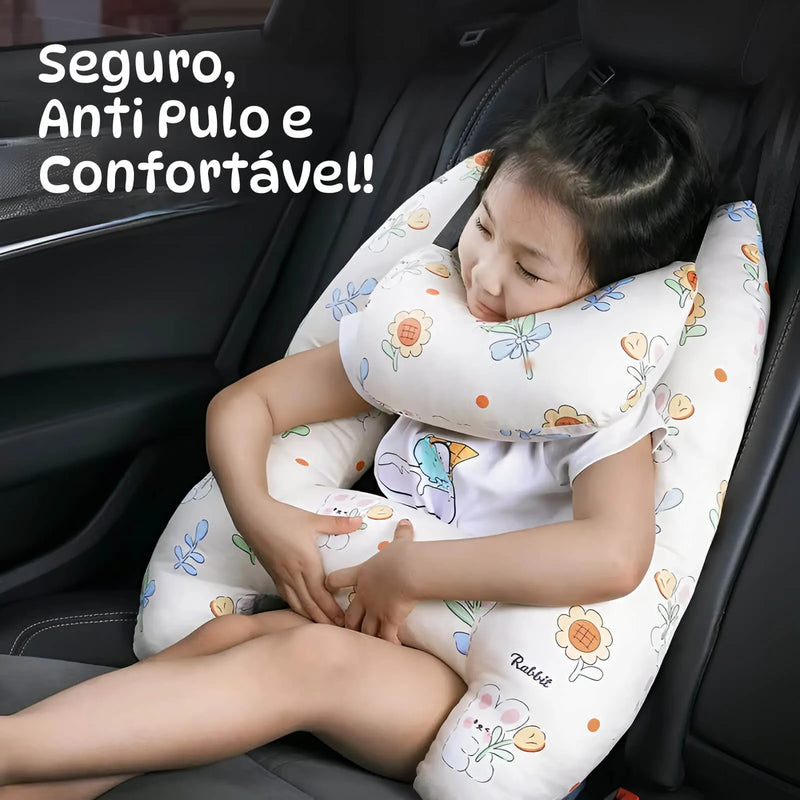 Suporte de Travesseiro para Viagem de Carro – Crianças e Adultos | Conforto e Segurança