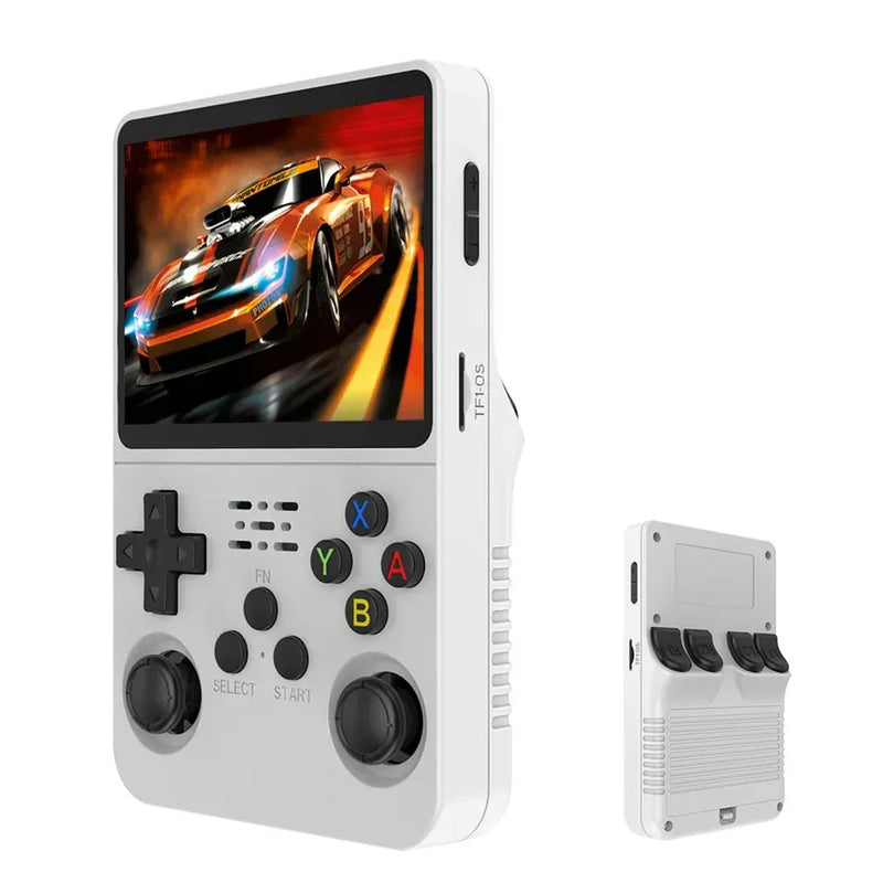 Mini Console de Jogos Portátil R36S | Tela IPS 3,5" | 64GB