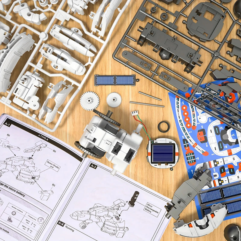 Kit de Robótica Espacial Solar para Crianças – Brinquedo Educativo STEM