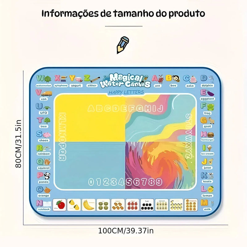 Tapete Mágico Doodle - Brinquedo Educativo e Divertido