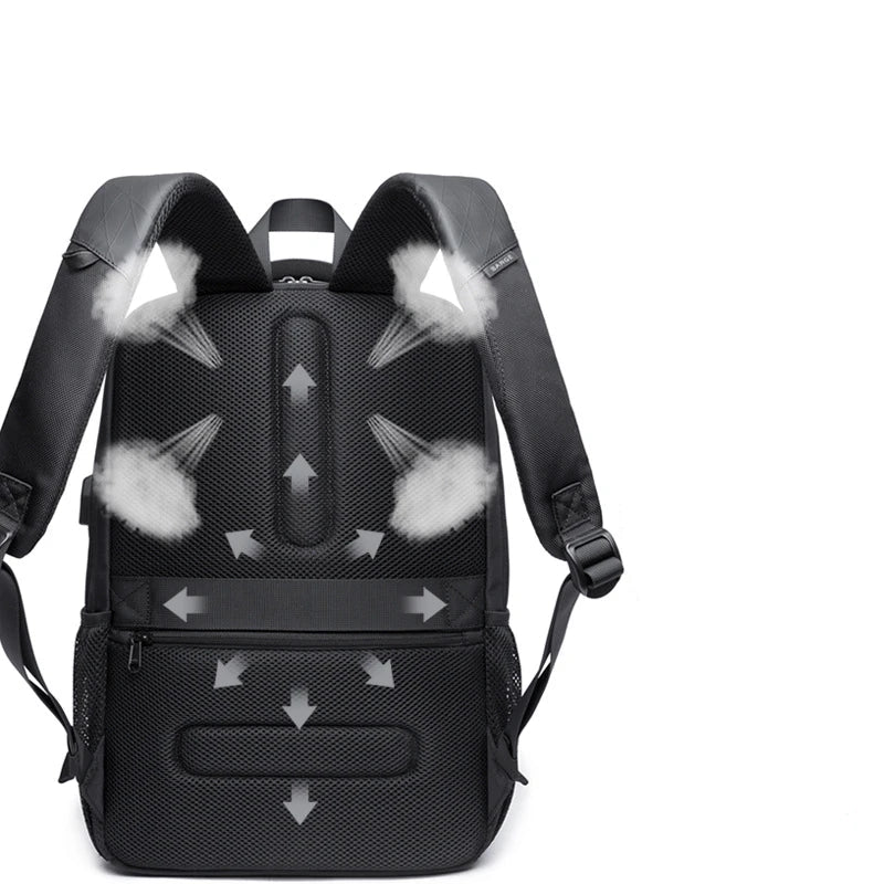 Mochila Escolar Masculina Design Com Carregamento USB