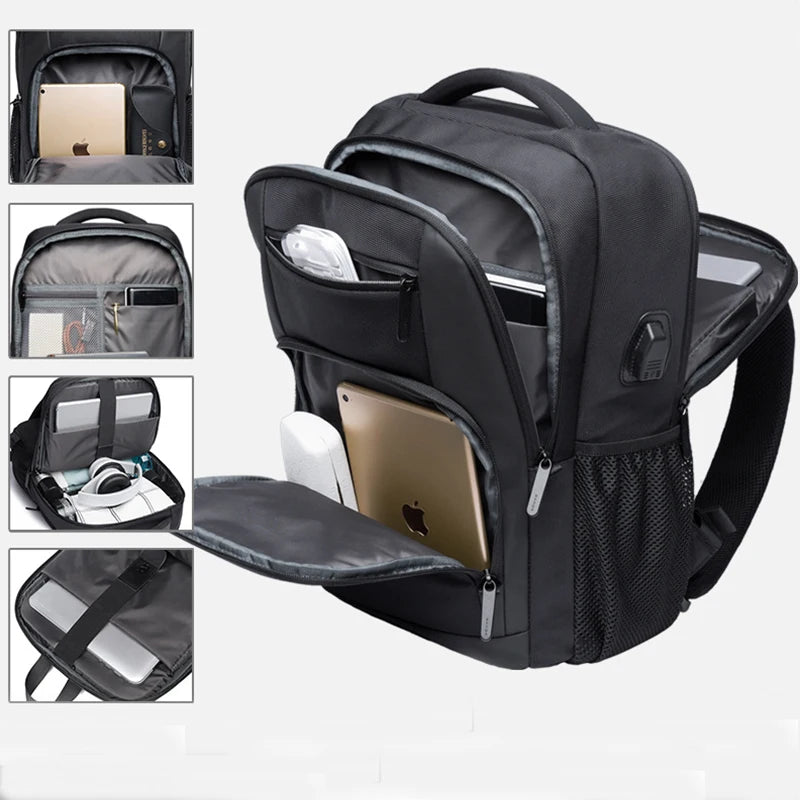 Mochila Escolar Masculina Design Com Carregamento USB