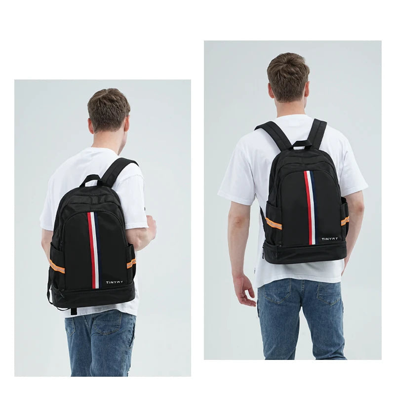 Mochila Escolar Masculina Grande Capacidade Com Armazenamento No Fundo