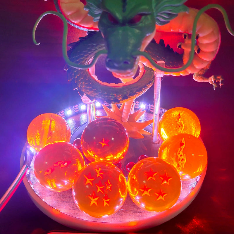 Dragon Ball Z: Figura Shenlong com Esferas do Dragão e Controle Remoto