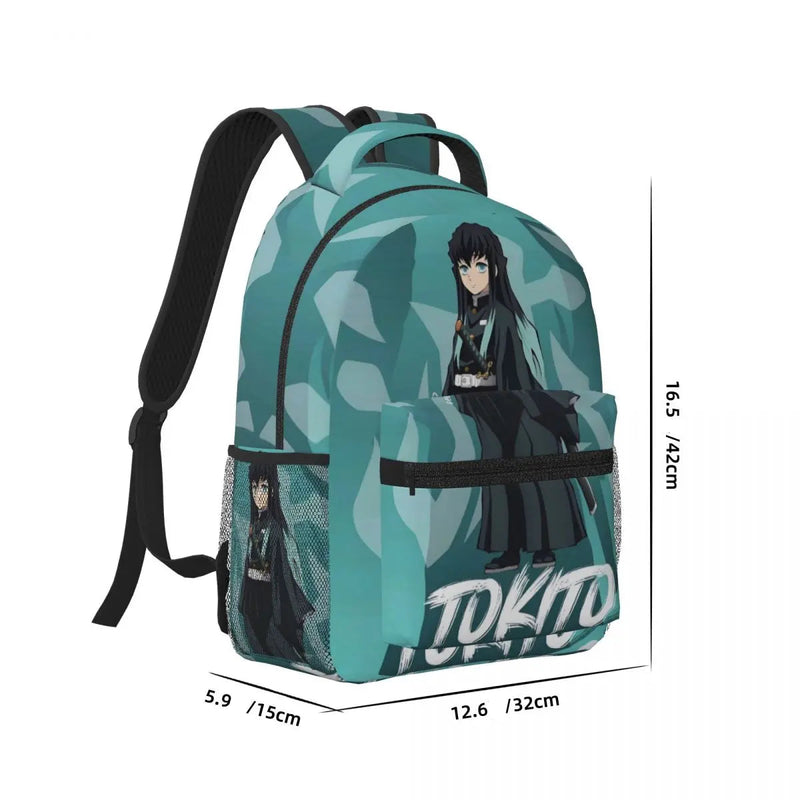 Mochila Escolar Masculina Estampa Anime Grande