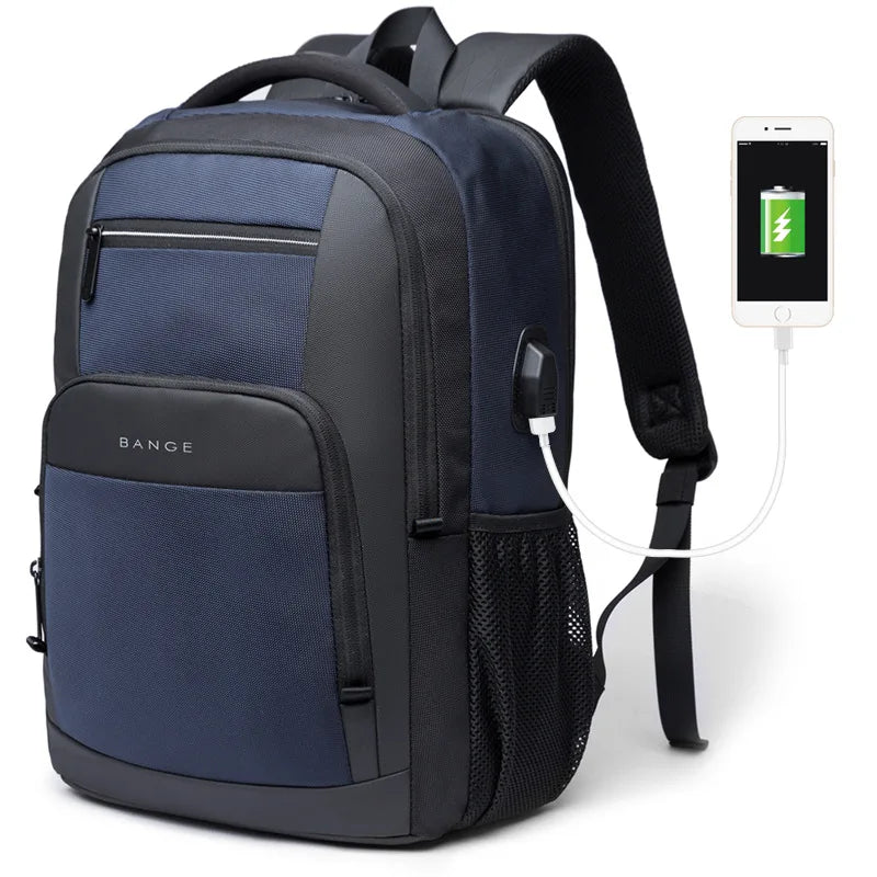 Mochila Escolar Masculina Design Com Carregamento USB