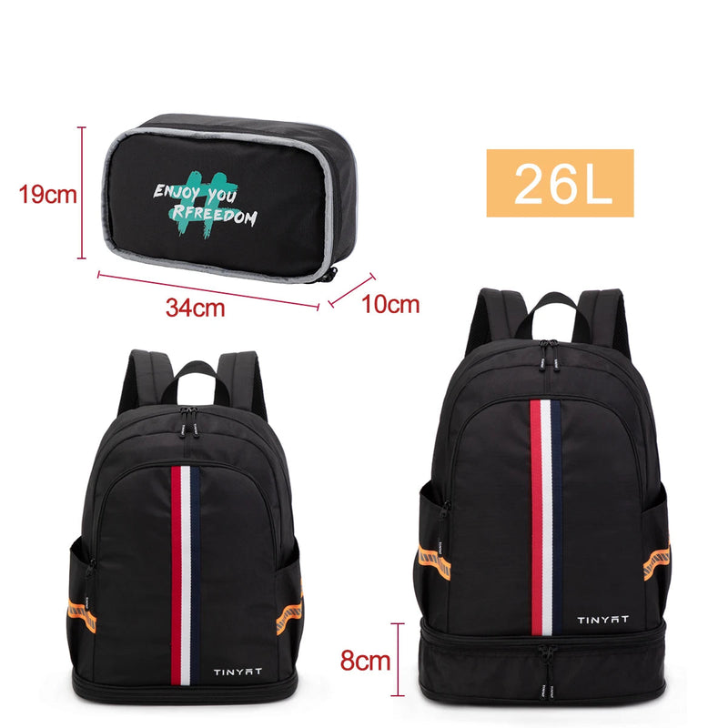 Mochila Escolar Masculina Grande Capacidade Com Armazenamento No Fundo