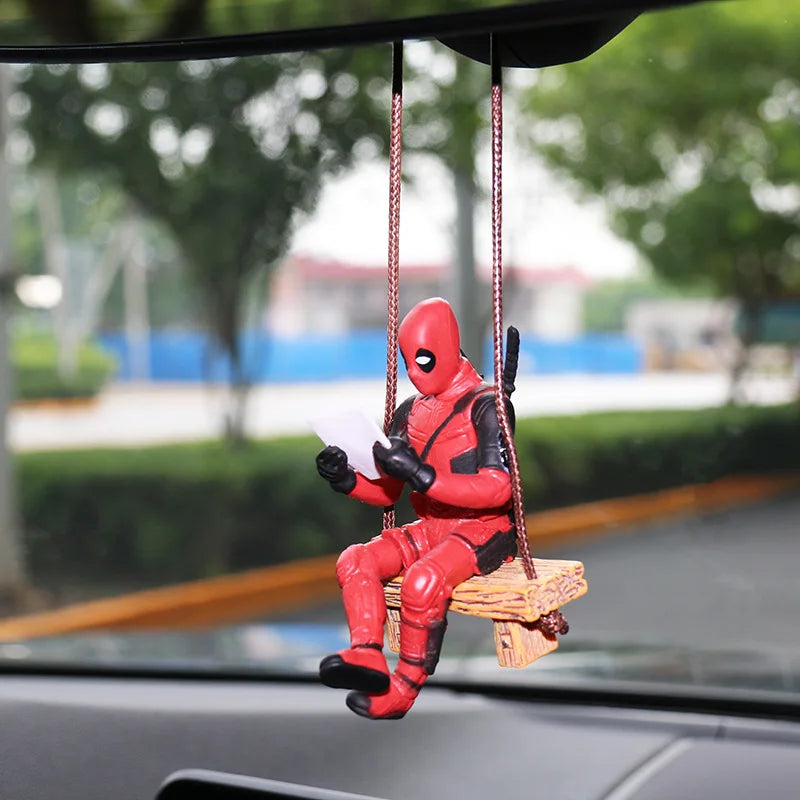 Boneco Deadpool 2 Marvel X-Men – Figura de Ação Decorativa para Carro, Coleção e Brinquedo Infantil