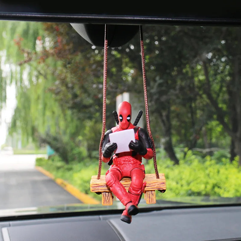 Boneco Deadpool 2 Marvel X-Men – Figura de Ação Decorativa para Carro, Coleção e Brinquedo Infantil