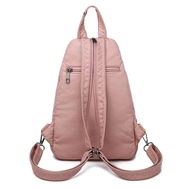 Mochila De Passeio  Casual Feminina Detalhe De Pedras