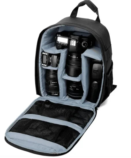 Mochila Para  Câmera Fotográfica Impermeável  Multiplas Divisórias