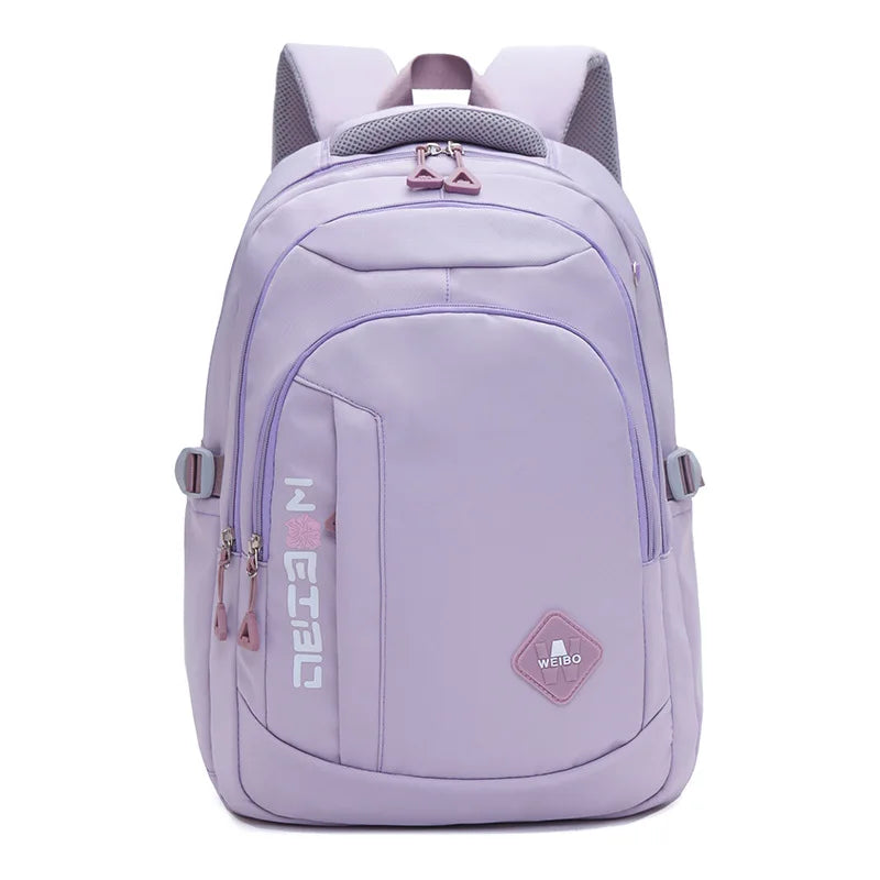 Mochila Escolar Feminina Imperméavel Grande Capacidade