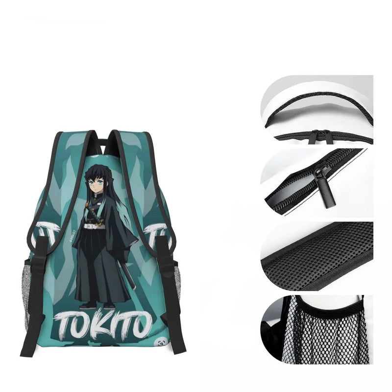 Mochila Escolar Masculina Estampa Anime Grande