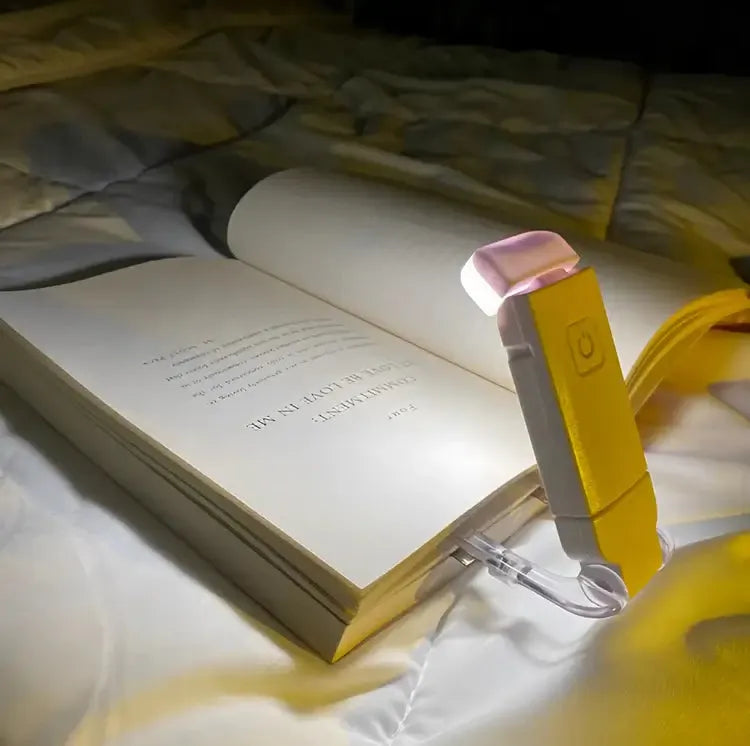 Luminária Portátil para Leitura BookLight™ | Leitura Confortável e Sem Cansaço