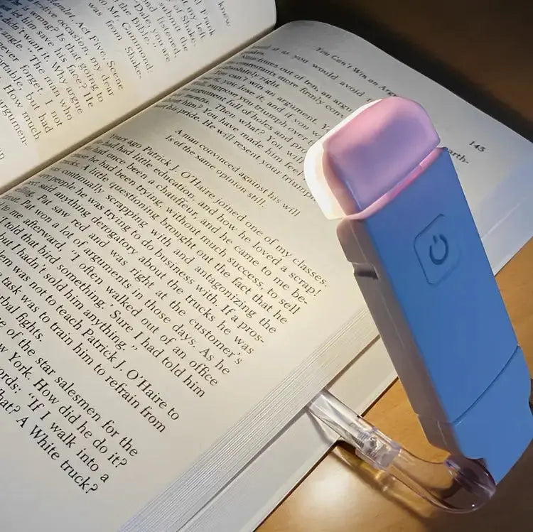 Luminária Portátil para Leitura BookLight™ | Leitura Confortável e Sem Cansaço