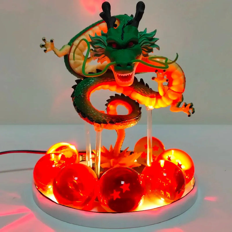 Dragon Ball Z: Figura Shenlong com Esferas do Dragão e Controle Remoto