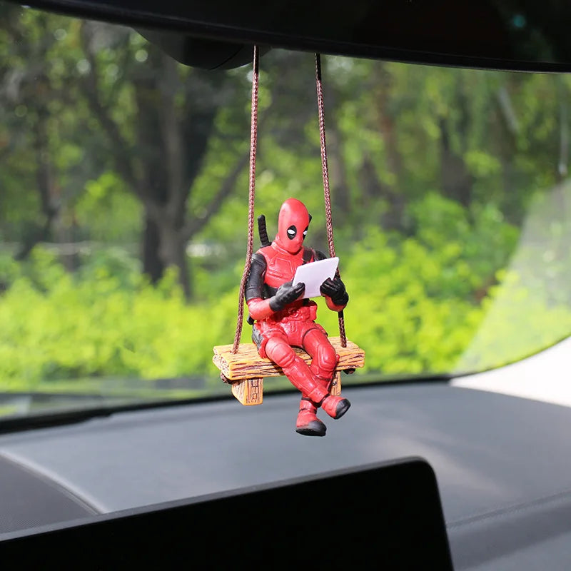 Boneco Deadpool 2 Marvel X-Men – Figura de Ação Decorativa para Carro, Coleção e Brinquedo Infantil