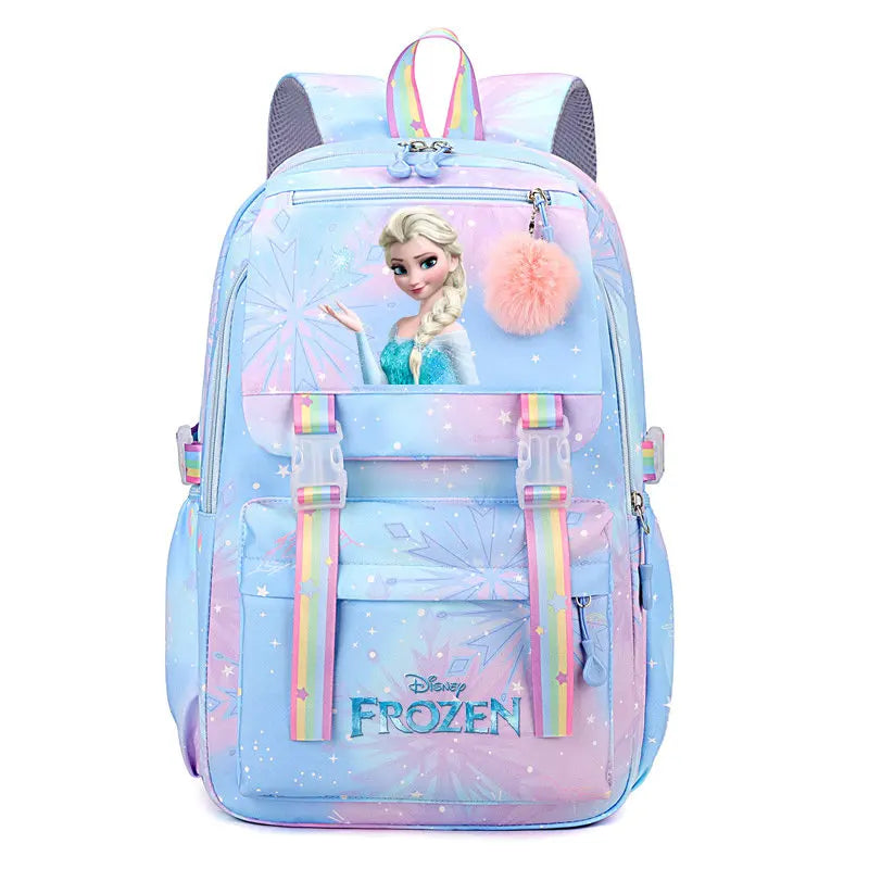 Mochila Escolar Infantil Feminina De Grande Capacidade Impermeável