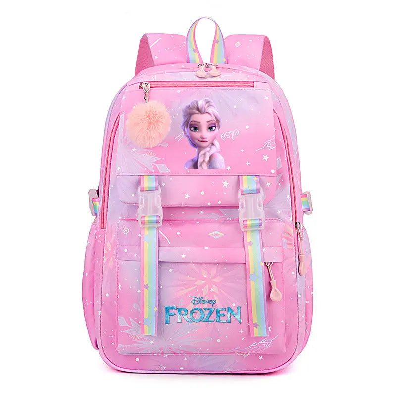 Mochila Escolar Infantil Feminina De Grande Capacidade Impermeável