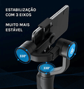 Gimbal Estabilizador de Celular com 3 Eixos e 330 Graus