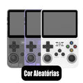 Mini Console de Jogos Portátil R36S | Tela IPS 3,5" | 64GB